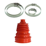 Maxbell CV Joint Boot Set with 4 Clamps Auto Accessory High Quality Directly Replace Red