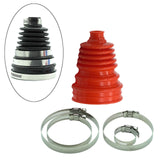 Maxbell CV Joint Boot Set with 4 Clamps Auto Accessory High Quality Directly Replace Red
