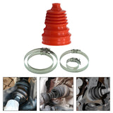 Maxbell CV Joint Boot Set with 4 Clamps Auto Accessory High Quality Directly Replace Red