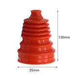 Maxbell CV Joint Boot Set with 4 Clamps Auto Accessory High Quality Directly Replace Red