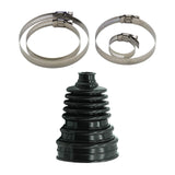 Maxbell CV Joint Boot Set with 4 Clamps Auto Accessory High Quality Directly Replace Black