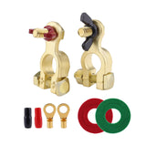 Maxbell 2 Pieces Car Battery Terminal Connector Safe for Trucks Vehicles Marine