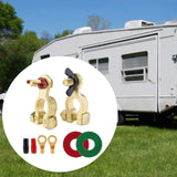 Maxbell 2 Pieces Car Battery Terminal Connector Safe for Trucks Vehicles Marine