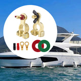 Maxbell 2 Pieces Car Battery Terminal Connector Safe for Trucks Vehicles Marine