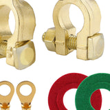 Maxbell 2 Pieces Car Battery Terminal Connector Safe for Trucks Vehicles Marine