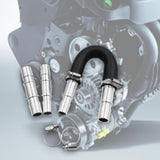 Maxbell Engine Heater Core Car Accessories with 5/8" 3/4" Hose Heater Hose Pipe Tube