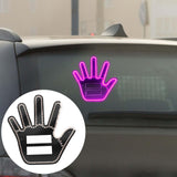Maxbell Car Finger Gesture Light 4 Gestures Auto Accessories Funny Back Window Signs