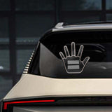 Maxbell Car Finger Gesture Light 4 Gestures Auto Accessories Funny Back Window Signs
