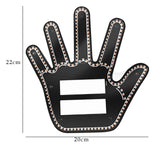 Maxbell Car Finger Gesture Light 4 Gestures Auto Accessories Funny Back Window Signs