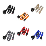 Maxbell 3 Point Car Seat Belt Buggies Pickup Safety Accessories UTV Car Fixing Strap orange