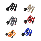 Maxbell 3 Point Car Seat Belt Buggies Pickup Safety Accessories UTV Car Fixing Strap orange