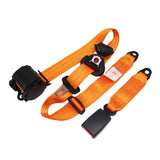 Maxbell 3 Point Car Seat Belt Buggies Pickup Safety Accessories UTV Car Fixing Strap orange