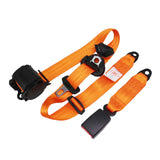 Maxbell 3 Point Car Seat Belt Buggies Pickup Safety Accessories UTV Car Fixing Strap orange