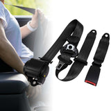 Maxbell 3 Point Car Seat Belt Buggies Pickup Safety Accessories UTV Car Fixing Strap black