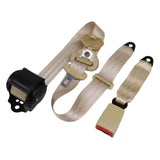 Maxbell 3 Point Car Seat Belt Buggies Pickup Safety Accessories UTV Car Fixing Strap beige