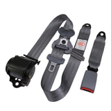 Maxbell 3 Point Car Seat Belt Buggies Pickup Safety Accessories UTV Car Fixing Strap gray