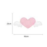 Maxbell Cute Car Pillow Heart Shaped Plush Pillow Cushion for Driving Cars Sofa Neck Pillow