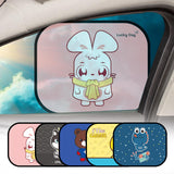 Maxbell Car Window Shade Cute Sun Visor Protector for Most Vehicles Compact Car