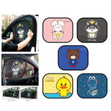 Maxbell Car Window Shade Cute Sun Visor Protector for Most Vehicles Compact Car