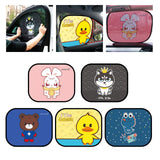 Maxbell Car Window Shade Cute Sun Visor Protector for Most Vehicles Compact Car