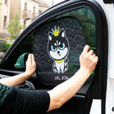 Maxbell Car Window Shade Cute Sun Visor Protector for Most Vehicles Compact Car