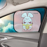 Maxbell Car Window Shade Cute Sun Visor Protector for Most Vehicles Compact Car
