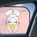 Maxbell Car Window Shade Cute Sun Visor Protector for Most Vehicles Compact Car