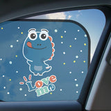 Maxbell Car Window Shade Cute Sun Visor Protector for Most Vehicles Compact Car