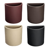 Maxbell Garbage Bin Dustbin Car Garbage Can Side Door Car Trash Bin Hanging brown