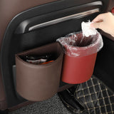 Maxbell Garbage Bin Dustbin Car Garbage Can Side Door Car Trash Bin Hanging brown