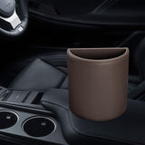 Maxbell Garbage Bin Dustbin Car Garbage Can Side Door Car Trash Bin Hanging brown