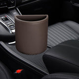 Maxbell Garbage Bin Dustbin Car Garbage Can Side Door Car Trash Bin Hanging brown