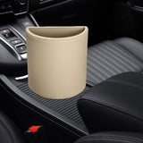 Maxbell Garbage Bin Dustbin Car Garbage Can Side Door Car Trash Bin Hanging beige
