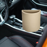 Maxbell Garbage Bin Dustbin Car Garbage Can Side Door Car Trash Bin Hanging beige