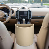 Maxbell Garbage Bin Dustbin Car Garbage Can Side Door Car Trash Bin Hanging beige