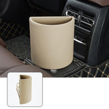 Maxbell Garbage Bin Dustbin Car Garbage Can Side Door Car Trash Bin Hanging beige