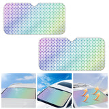 Maxbell Car Windshield Sun Shade Folding for Sedans Suvs Trucks Reflective Sun Visor S