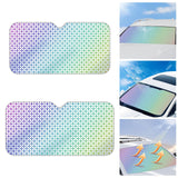 Maxbell Car Windshield Sun Shade Folding for Sedans Suvs Trucks Reflective Sun Visor S