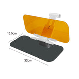 Maxbell Car Anti Glare Sun Visor Extension 2 in 1 Automobile Parts Day and Night Use 32cmx13.5cm