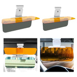 Maxbell Car Anti Glare Sun Visor Extension 2 in 1 Automobile Parts Day and Night Use 32cmx13.5cm