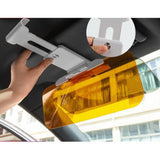 Maxbell Car Anti Glare Sun Visor Extension 2 in 1 Automobile Parts Day and Night Use 32cmx13.5cm