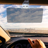 Maxbell Car Sun Visor Visor Protection Cover Adjustable Sunshade for Car Window For Day Gray