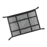 Maxbell Car Ceiling Cargo Net Pocket Car Roof Storage Organizer for Van Camping Black