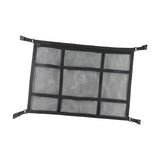 Maxbell Car Ceiling Cargo Net Pocket Car Roof Storage Organizer for Van Camping Black