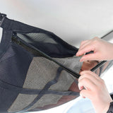 Maxbell Car Ceiling Cargo Net Pocket Car Roof Storage Organizer for Van Camping Black