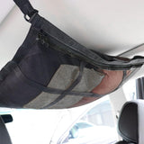 Maxbell Car Ceiling Cargo Net Pocket Car Roof Storage Organizer for Van Camping Black