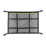 Maxbell Car Ceiling Cargo Net Pocket Car Roof Storage Organizer for Van Camping Green