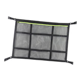 Maxbell Car Ceiling Cargo Net Pocket Car Roof Storage Organizer for Van Camping Green
