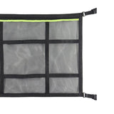 Maxbell Car Ceiling Cargo Net Pocket Car Roof Storage Organizer for Van Camping Green
