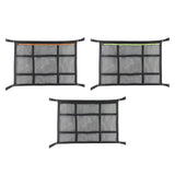 Maxbell Car Ceiling Cargo Net Pocket Car Storage Mesh Organizer for Van Camping Black